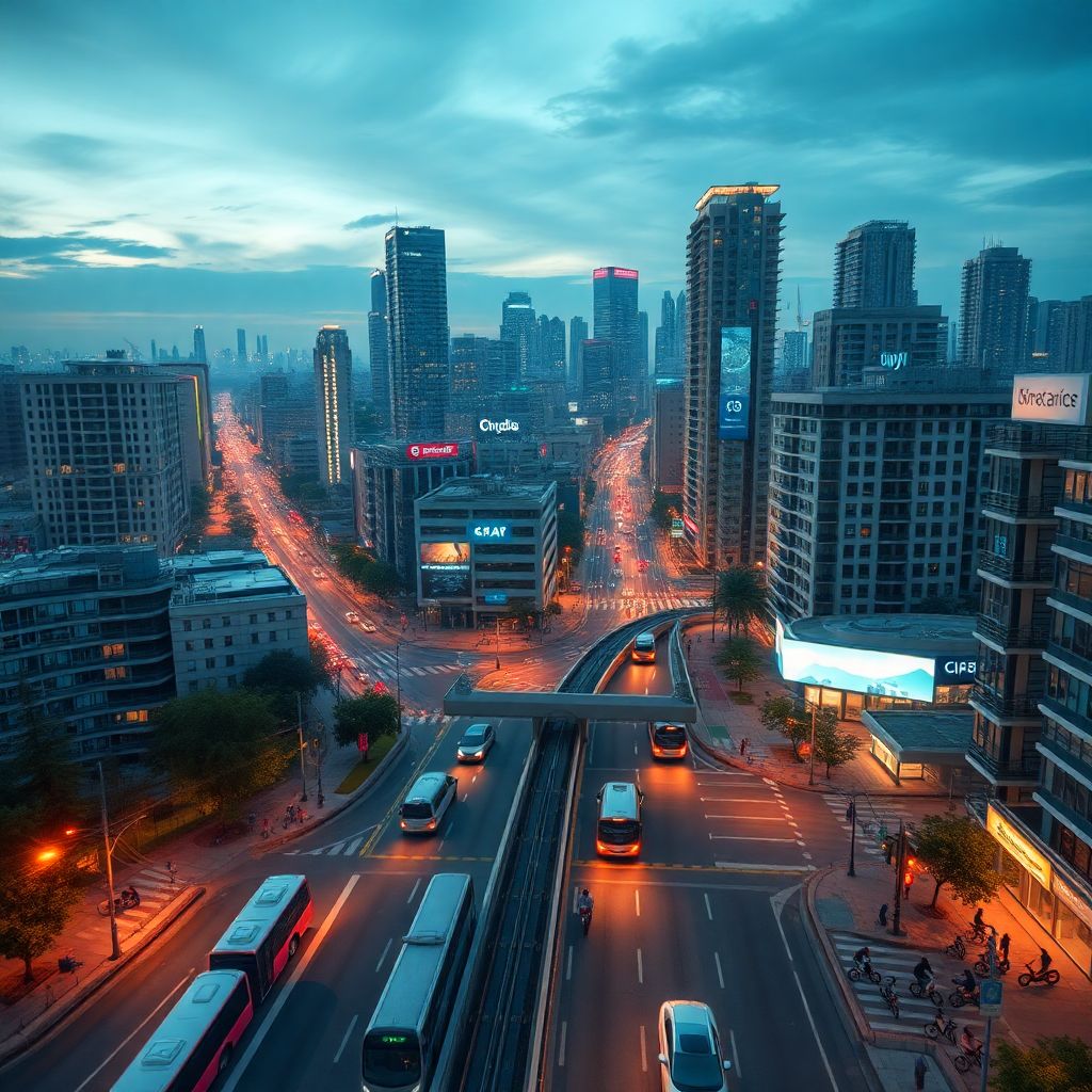 Город будущего: как технологии меняют транспорт, безопасность и жизнь мегаполисов