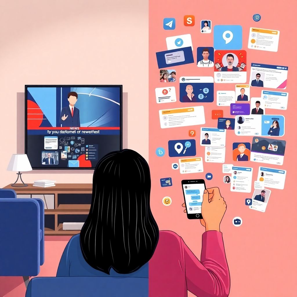 Как меняется потребление новостей: почему соцсети вытесняют ТВ