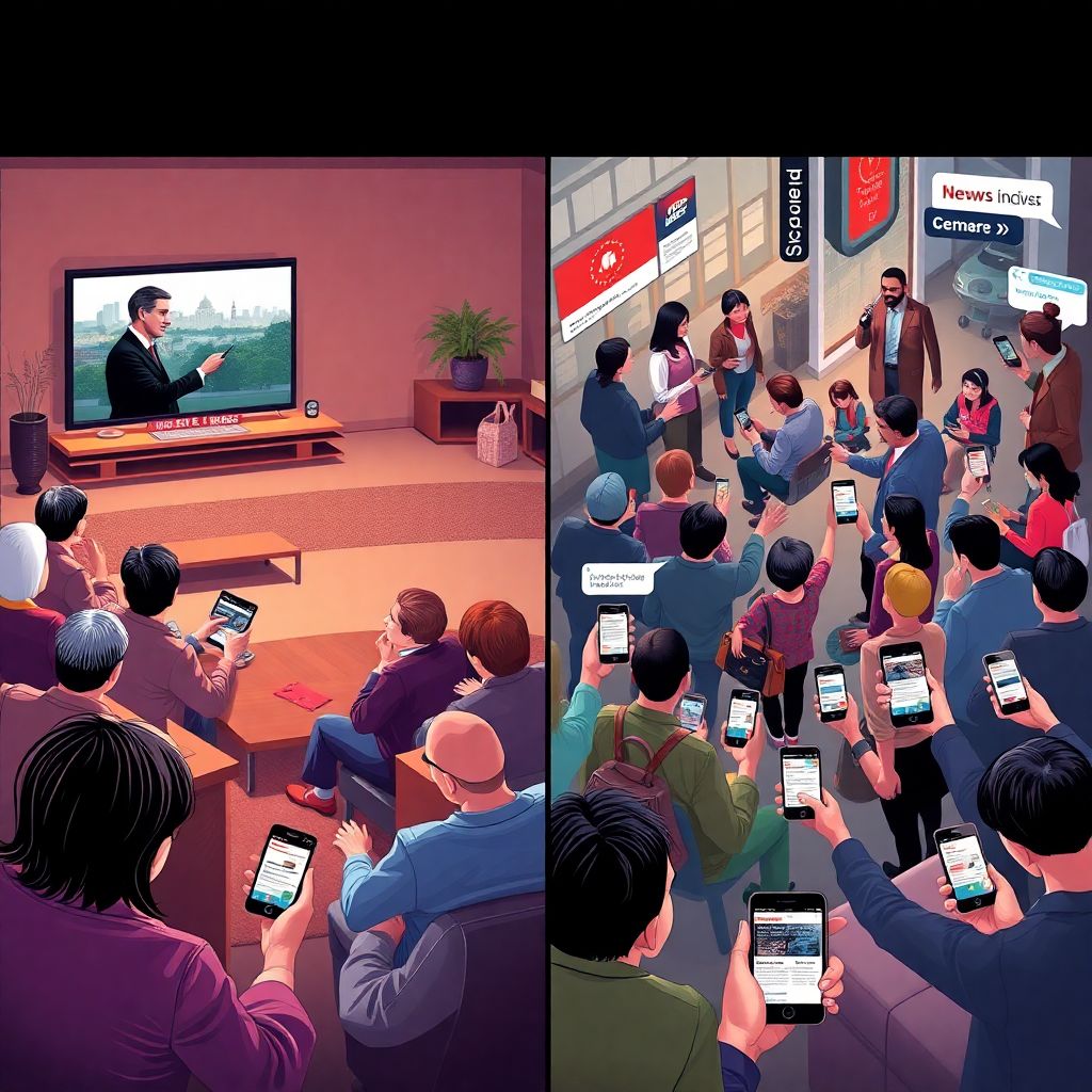 Как меняется потребление новостей: почему пользователи уходят от ТВ к смартфонам