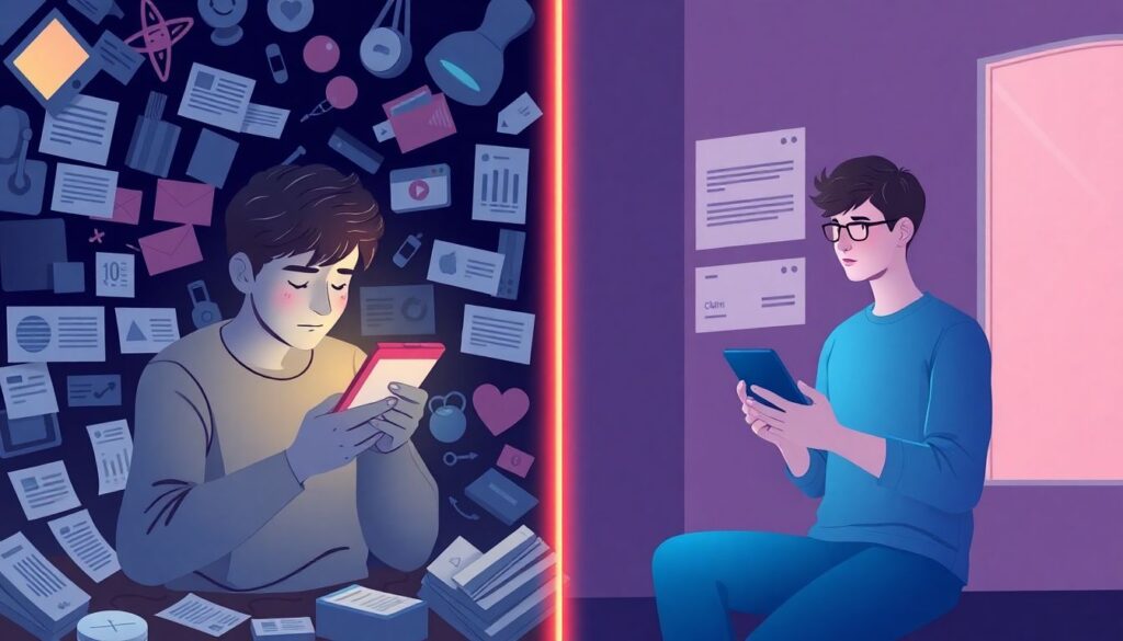 Психическое здоровье в мире постоянных новостей: как не перегореть от информационного потока - иллюстрация