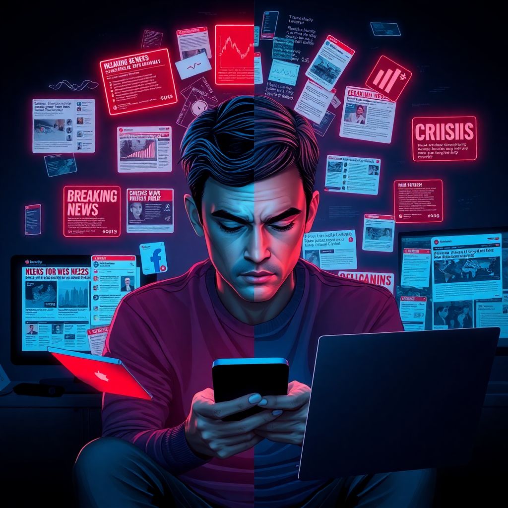 Психическое здоровье и постоянные новости: как не перегореть от потока