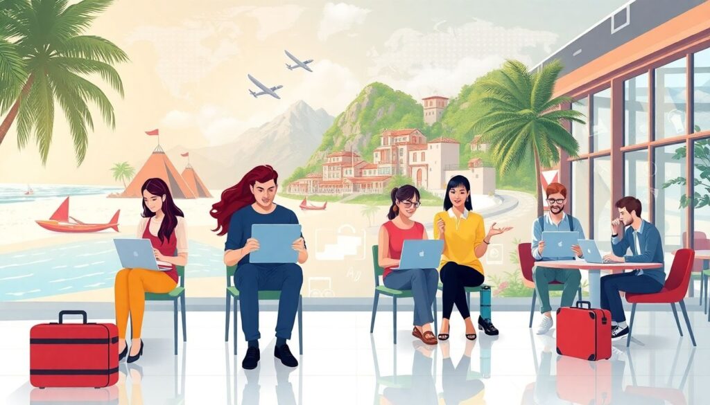 Новые туристические тренды: экологичный туризм, slow travel и удалённая работа из любой точки мира - иллюстрация