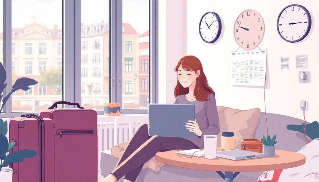 Новые форматы путешествий: работа из любой точки мира и развитие цифрового кочевничества - иллюстрация