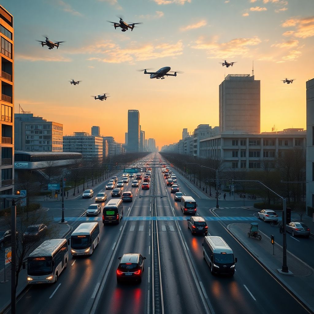 Будущее транспорта: гиперпетля, беспилотники и умная инфраструктура городов