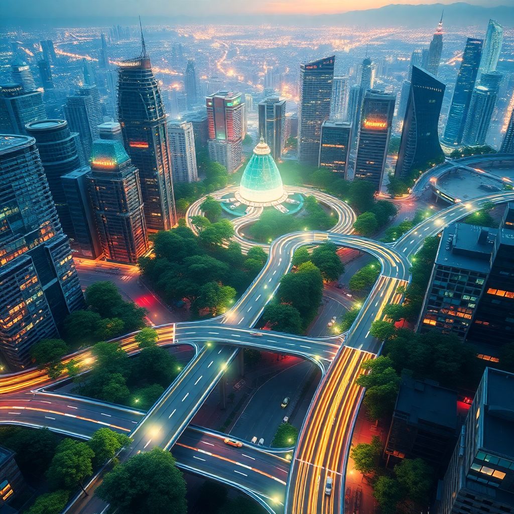 Город будущего: умные транспортные системы, зелёные зоны и новые технологии